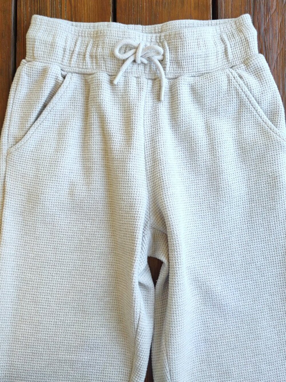 Negative Waffle Knit Jogger Womens XSmall Sporty Cozy Leisure Slouchy Tailored - Picture 8 of 8